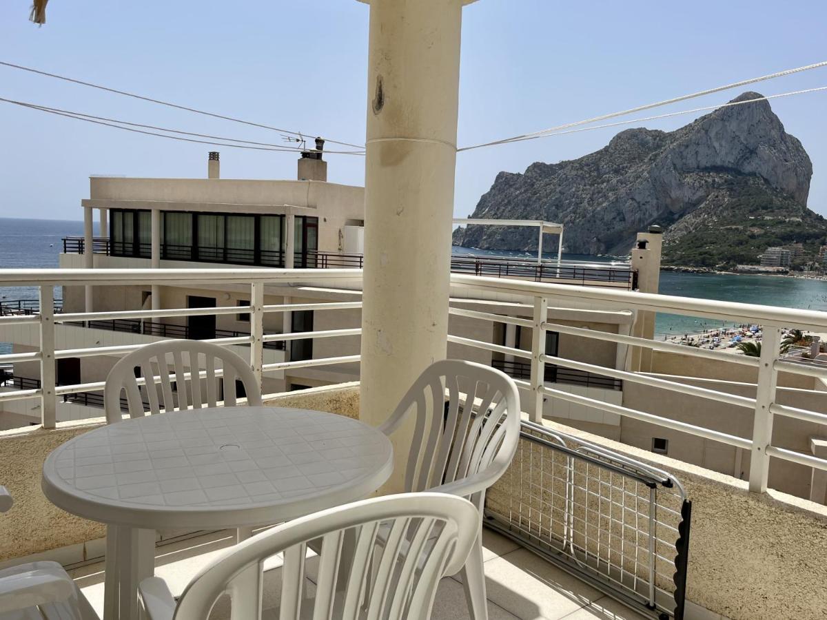 Primera Linea Con Piscina En Calpe Exterior photo
